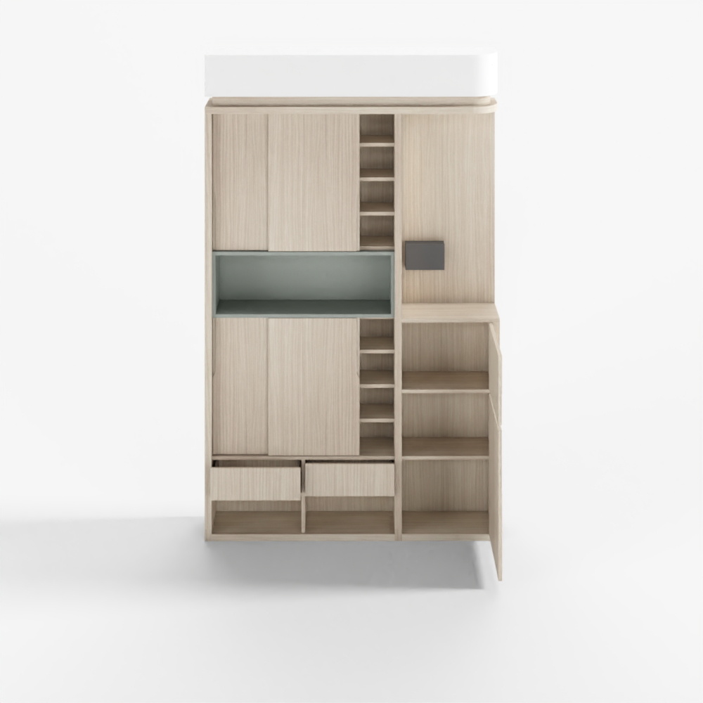 Open Shoe Cabinet 01