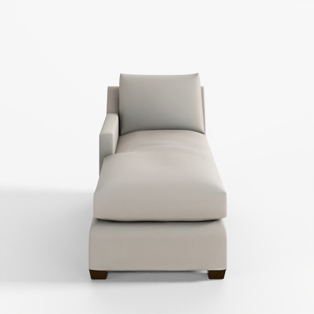 Bespoke Sectional One Arm Chaise (Left)