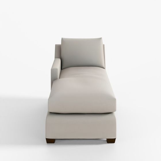 Bespoke Sectional One Arm Chaise (Left)