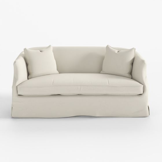 C3009-11 Slipcovered Apartment Sofa