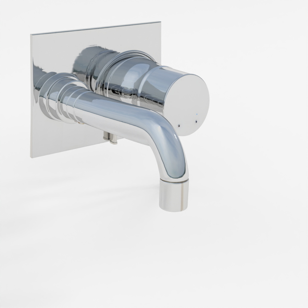 Vòi Bồn Tắm Tay Gạt Đơn Lưu Lượng Cao (Thân Âm)