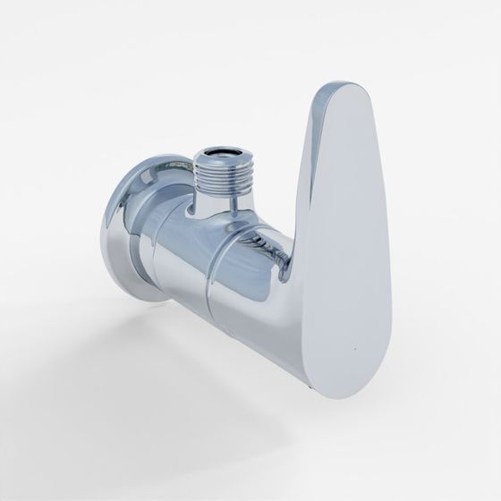 Llave de Paso Angular - Cromo