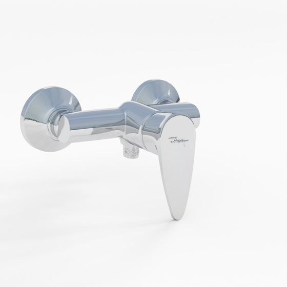 Single Lever Exposed Shower Mixer - Chrome (3)