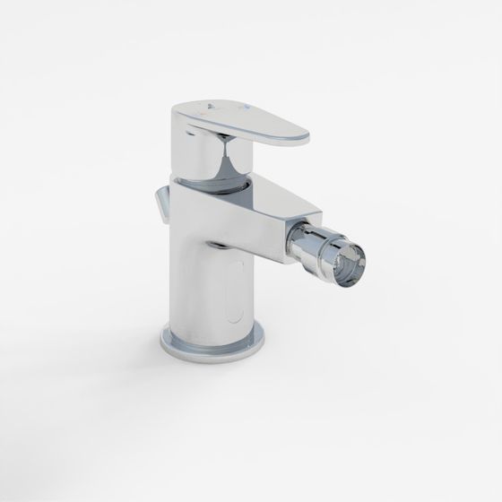 Miscelatore Bidet Monocomando 1 Foro - Cromo Nero