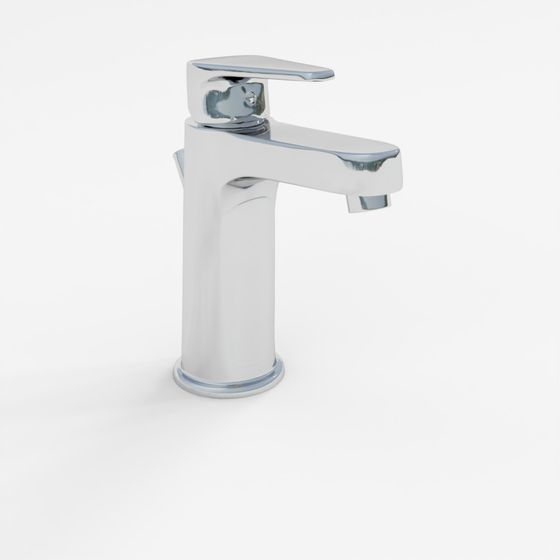 Mezclador de Lavabo de Una Palanca - Cromo (2)