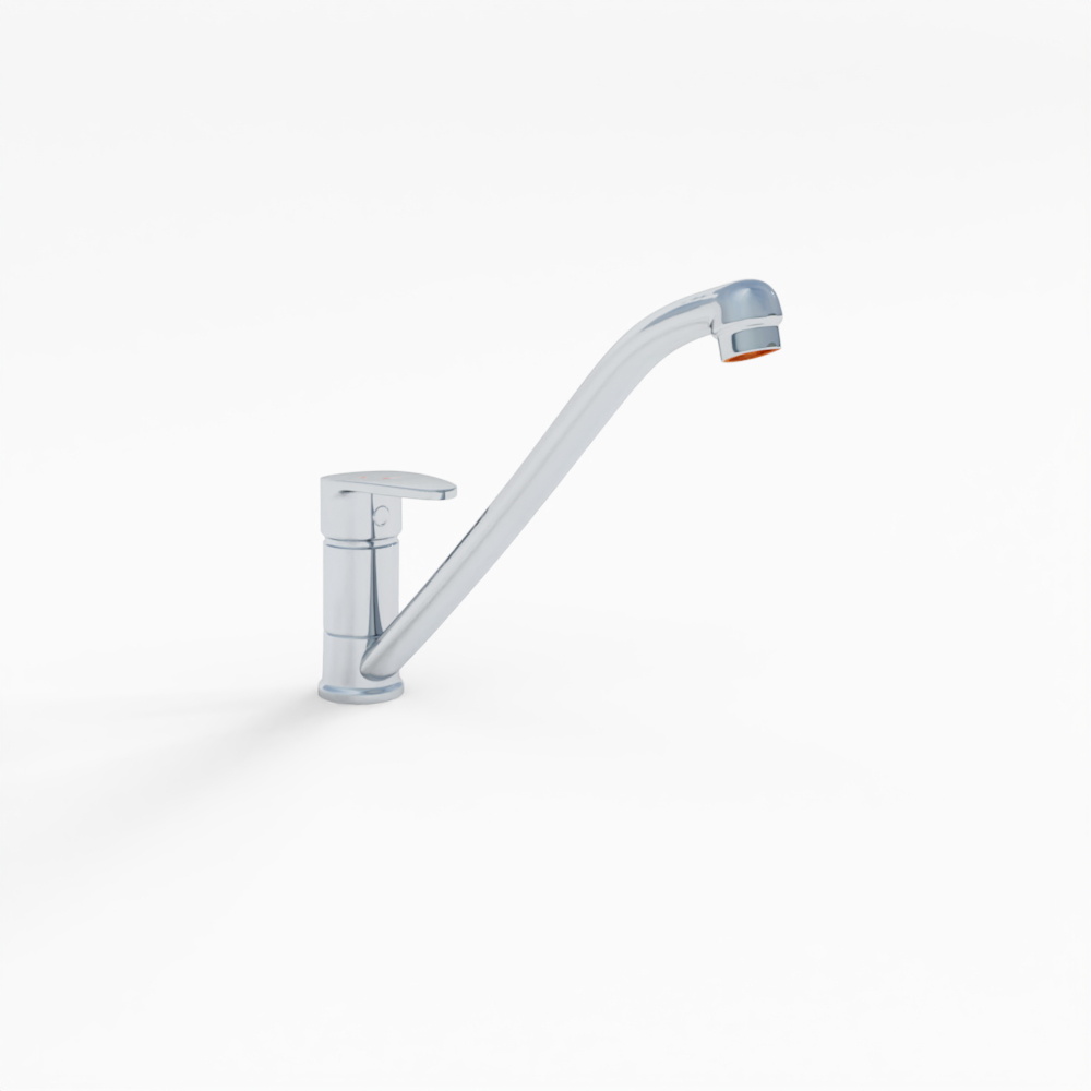 싱글 레버 싱크 믹서 - 크롬 (2)