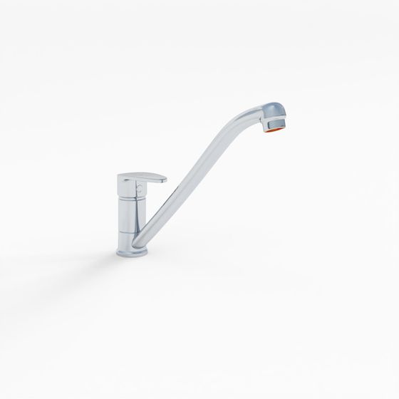 싱글 레버 싱크 믹서 - 크롬 (2)