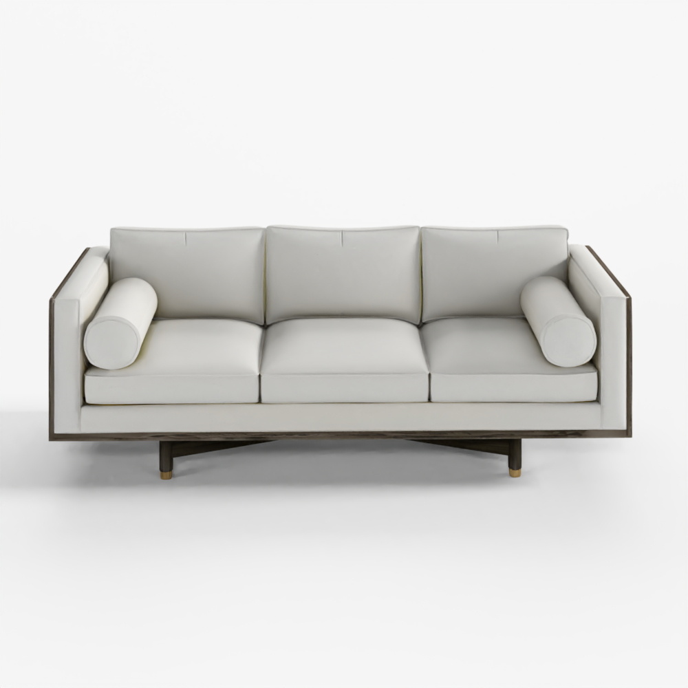 Frankie Wood Accent Sofa