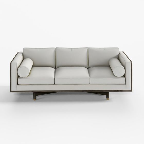 Frankie Wood Accent Sofa