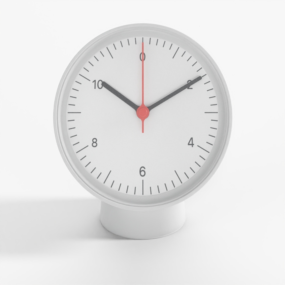헤이의 흰색 탁상 시계