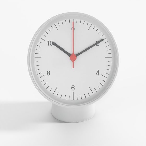 헤이의 흰색 탁상 시계