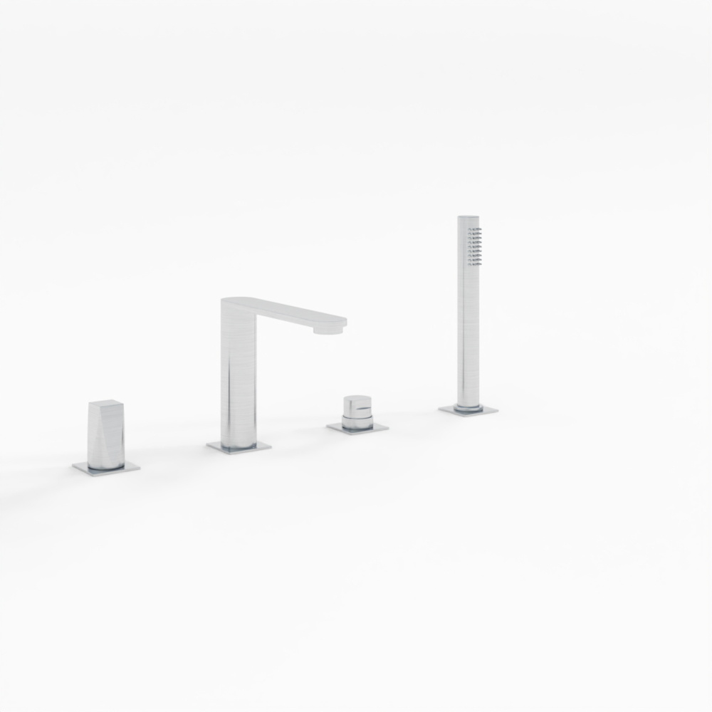 Aline Bathtub Tap With Swivel Spout by Rubinetterie