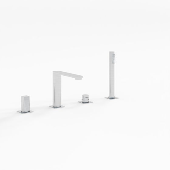 Aline Bathtub Tap With Swivel Spout by Rubinetterie