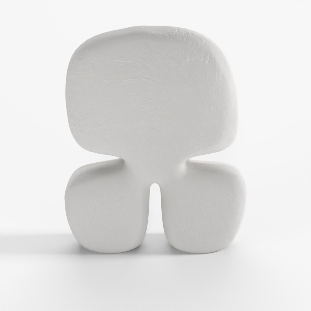 Kreide-Skulptur Kunstwerk von Noa Gammelgaard