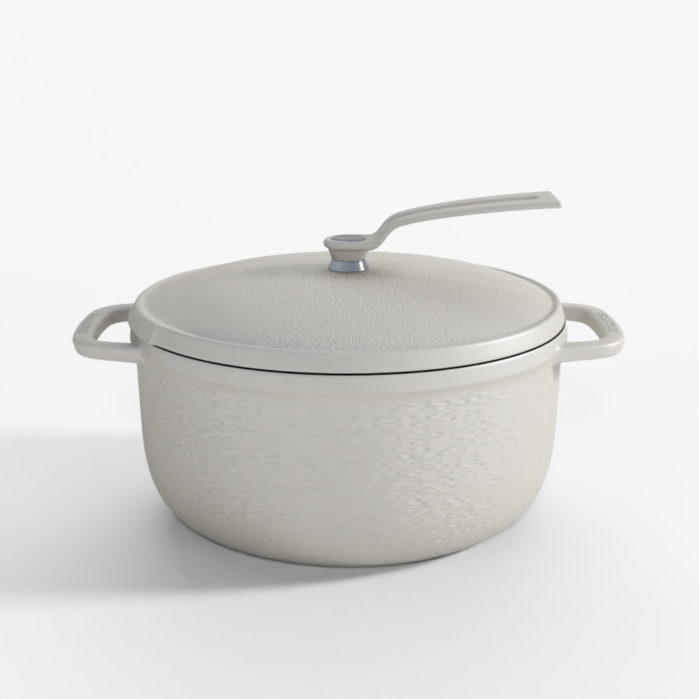 หม้อเหล็กหล่อเคลือบสำหรับอบ