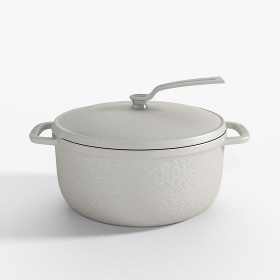 หม้อเหล็กหล่อเคลือบสำหรับอบ