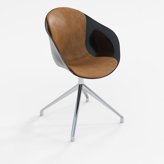 Unique Low-Polygon Chair 3D model for Modern Design