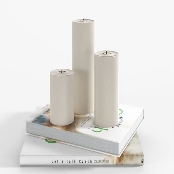 Minimalist Candles 3D model