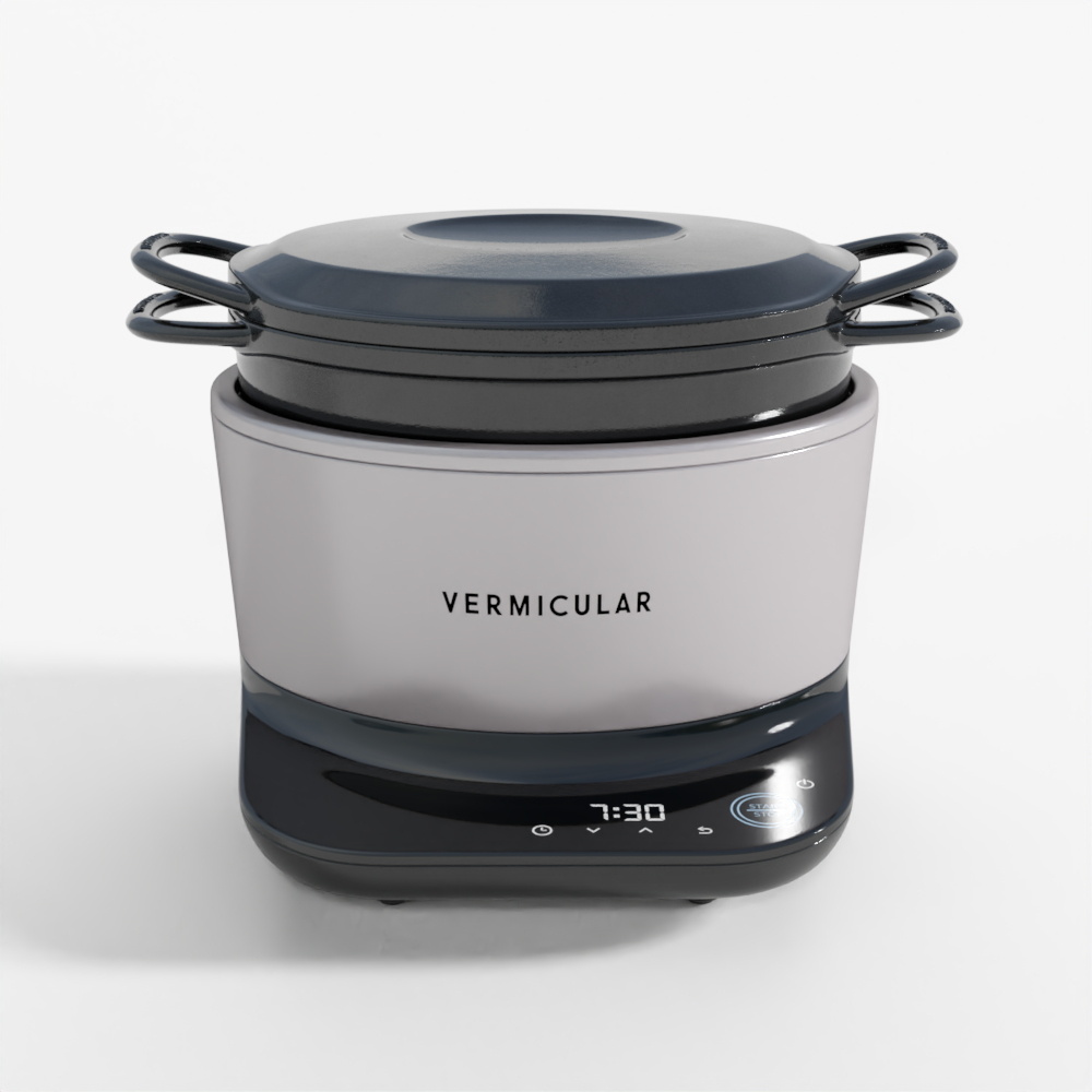 Musui Kamado Enameled Cast Iron Pot by Vermicular