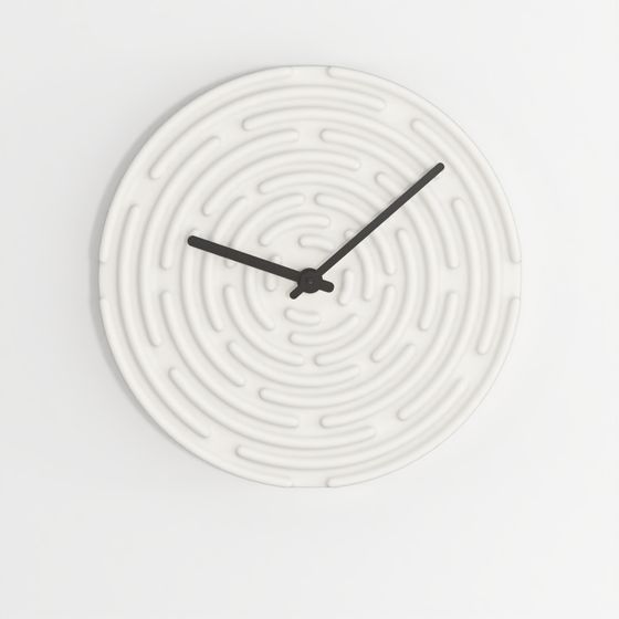 นาฬิกาติดผนังไมโนสสีขาว