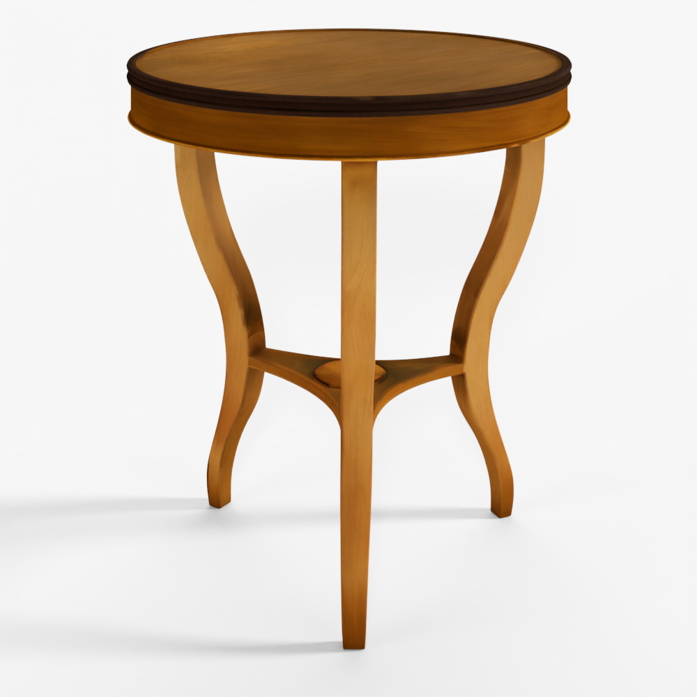 Mesa Auxiliar East Paces con Tapa de Madera