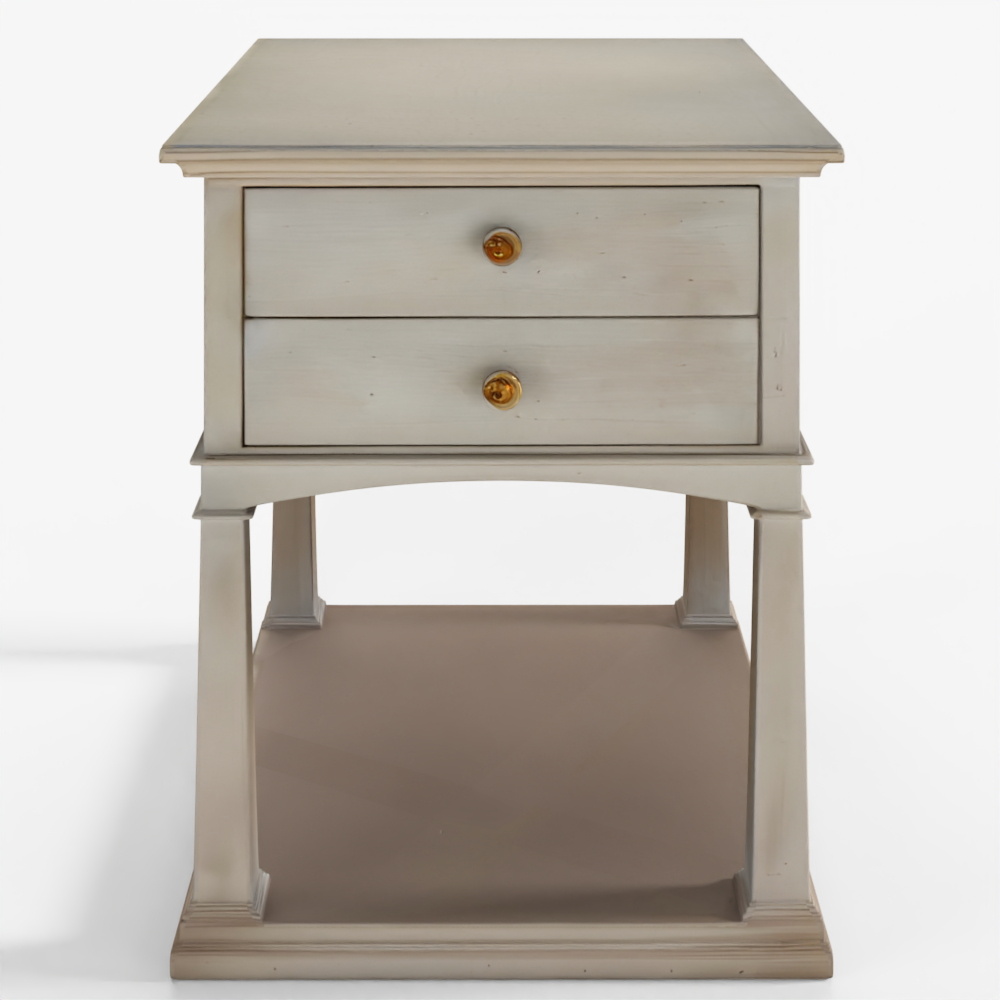 Sauter Side Table Stocked In Weathered Mineral