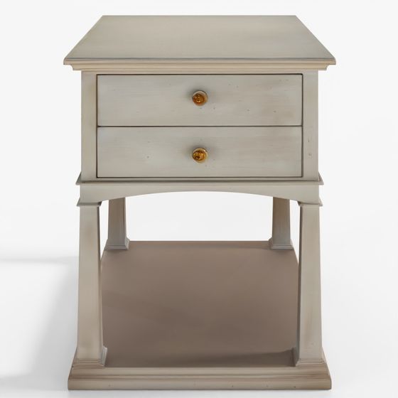 Sauter Side Table Stocked In Weathered Mineral