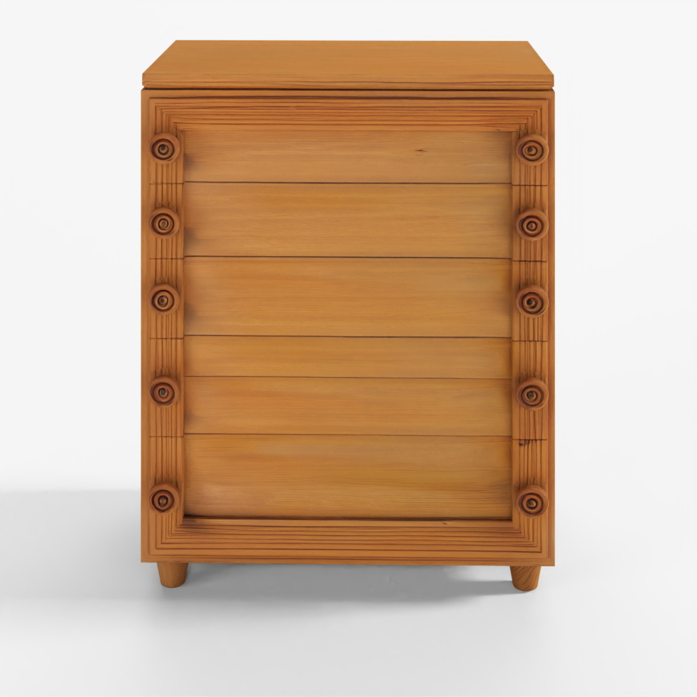 Button Down Chest Oak