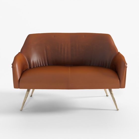 Divano a due posti in pelle L8009-02