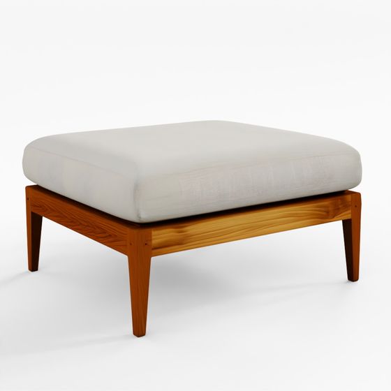 U160-00 ハンプトン アウトドア チーク オットマン