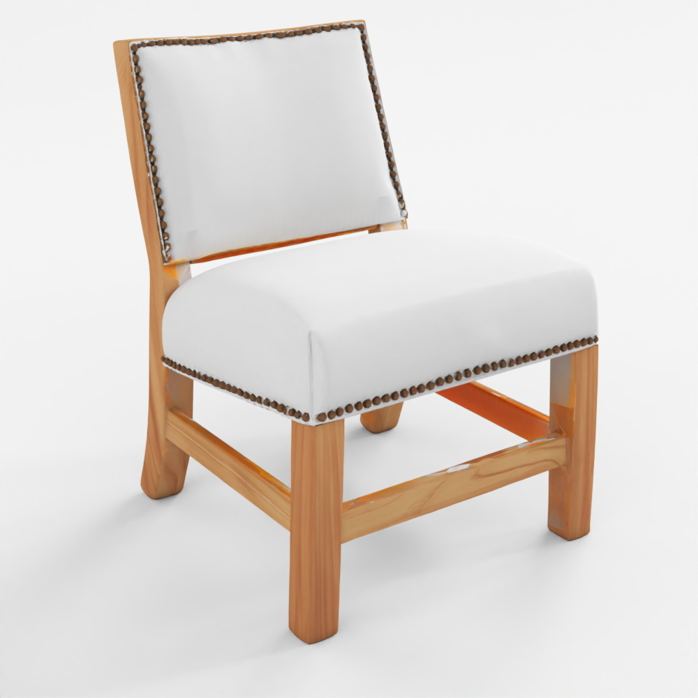 U7676-01 Teak Outdoor Shin Toaster Chair