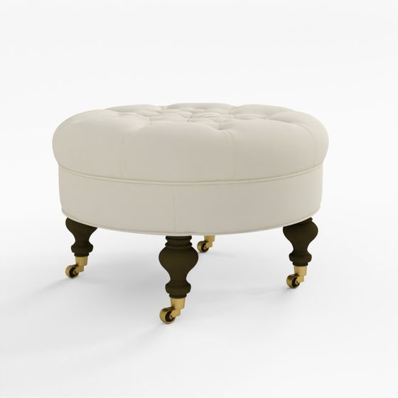 L1014-00 Leather Ottoman