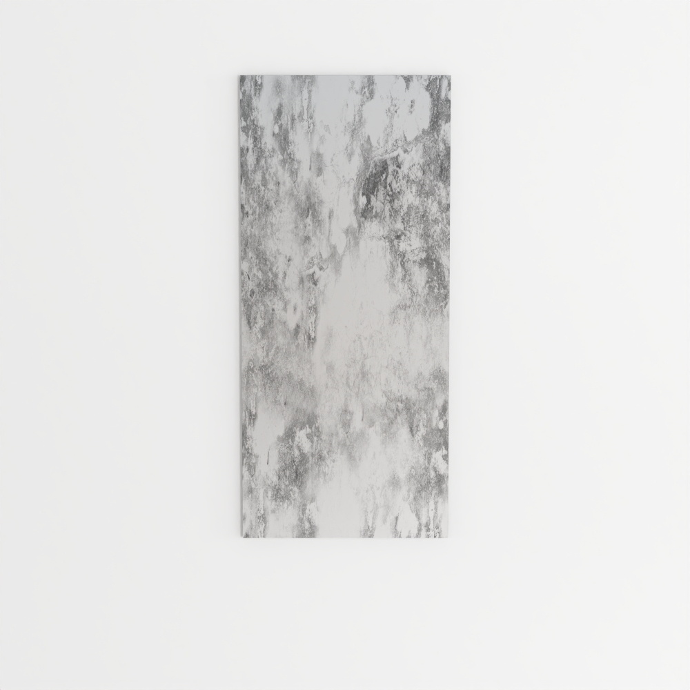 Modern Silver Wall Panel 03