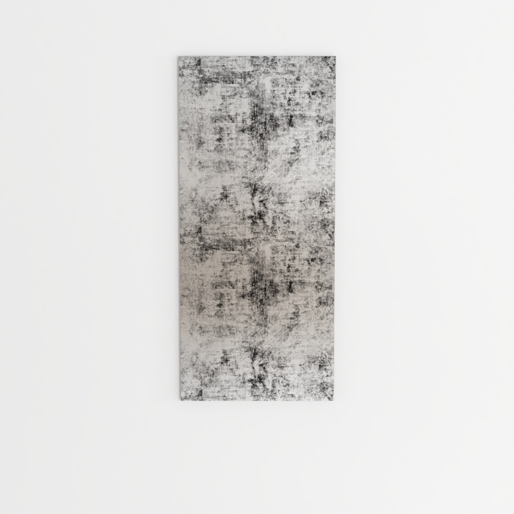 Modern Silver Wall Panel 02