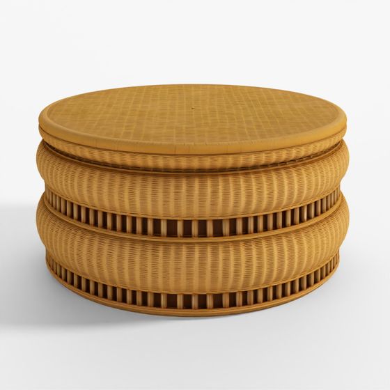 Tavolino da Caffè Intrecciato Tambour