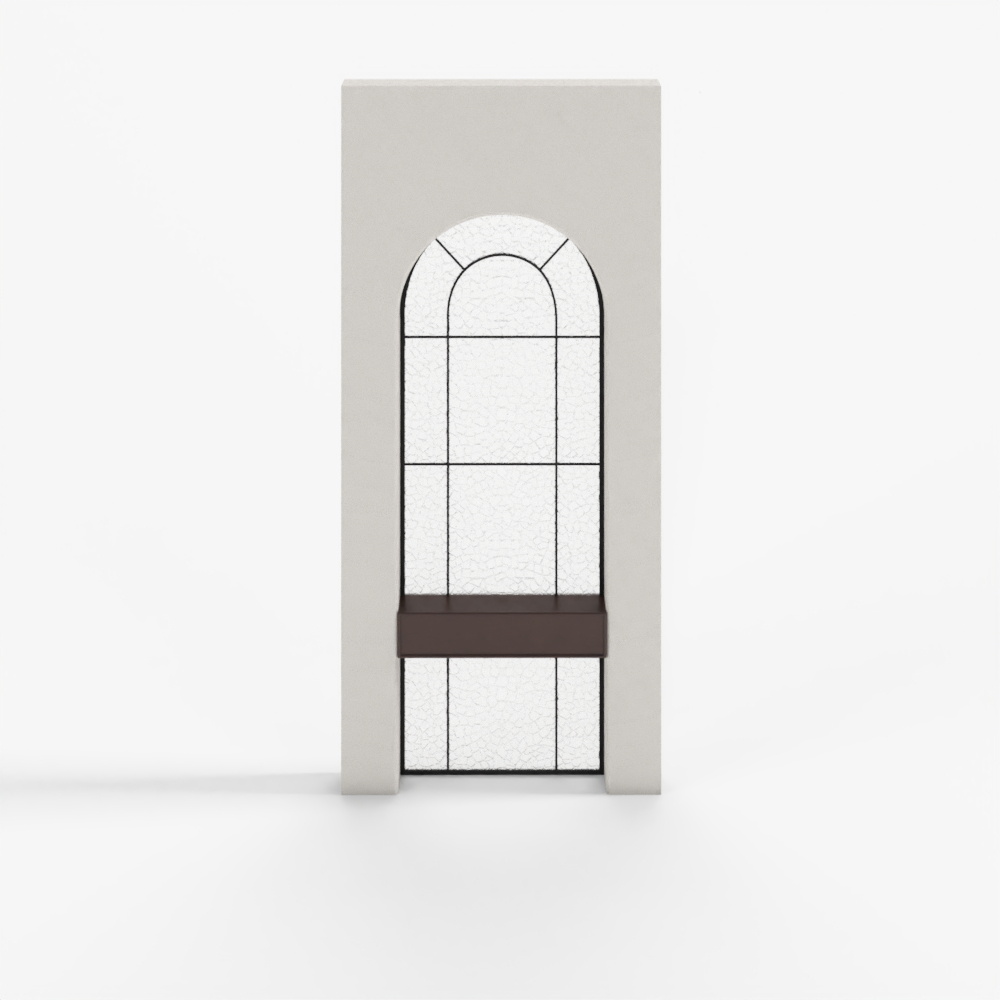 French Entryway Glass Partition 2