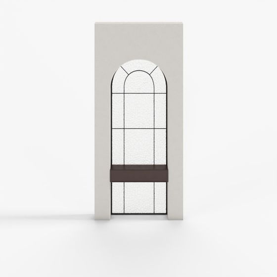 French Entryway Glass Partition 2