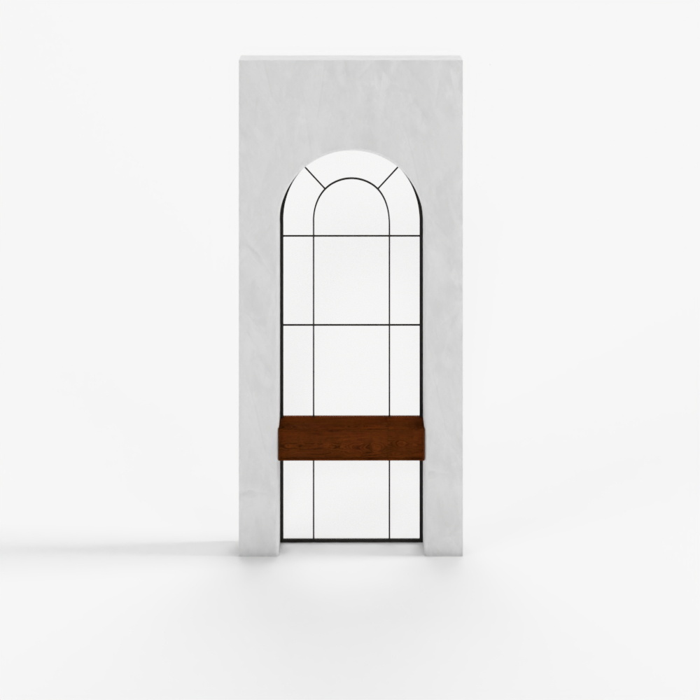 Französischer Eingangs-Glasraumteiler 1
