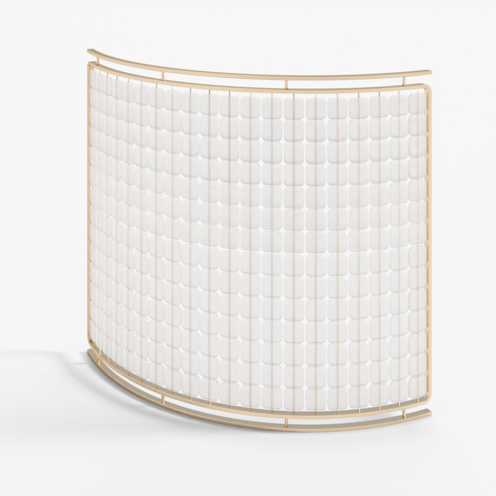 Curved Glass Divider