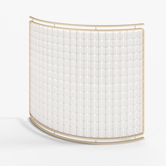 Curved Glass Divider