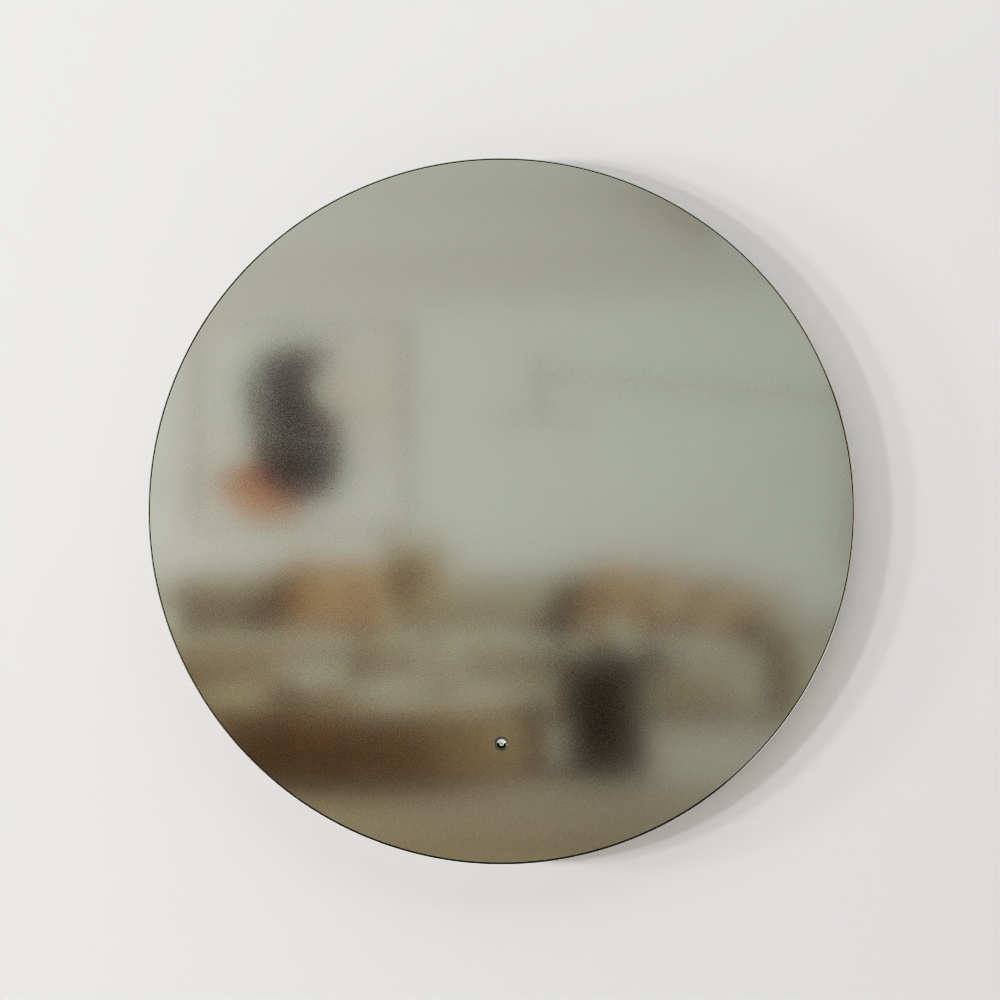 Glam Backlit Round Mirror