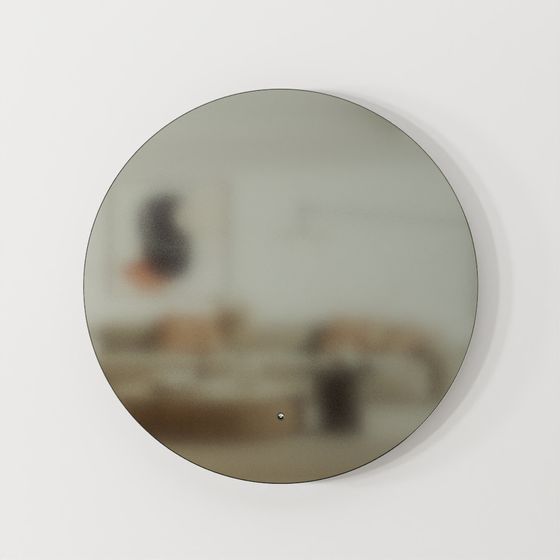 Glam Backlit Round Mirror