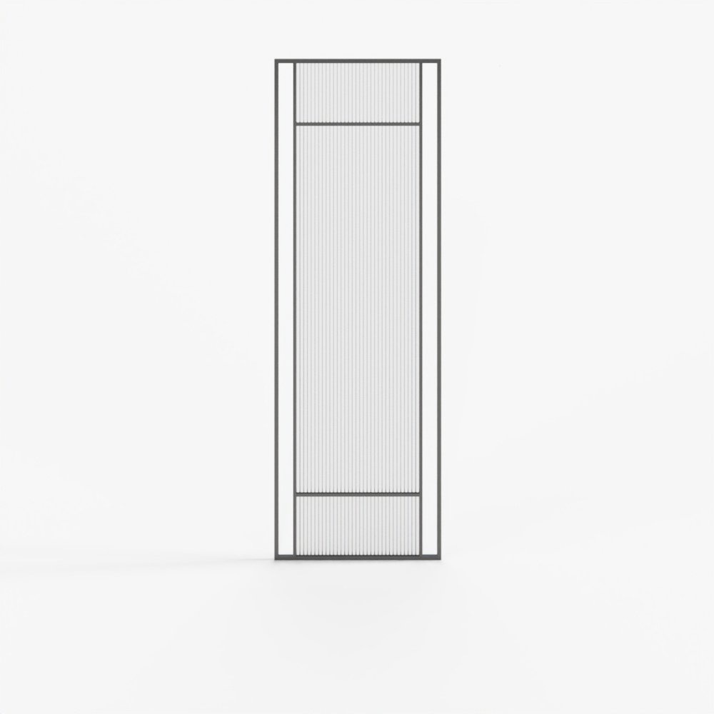 Moderner Glasscheiben-Raumteiler 1