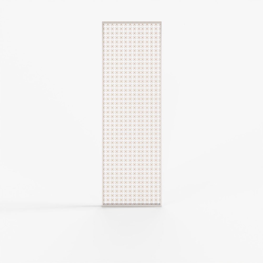 Moderner Hohlmetall-Raumteiler 2