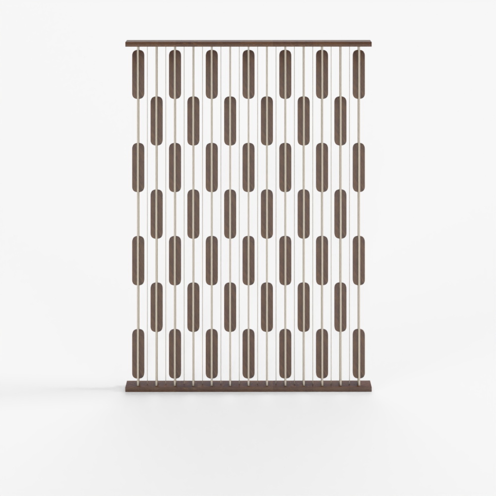 Moderner Metallsicht-Eingangsraumteiler