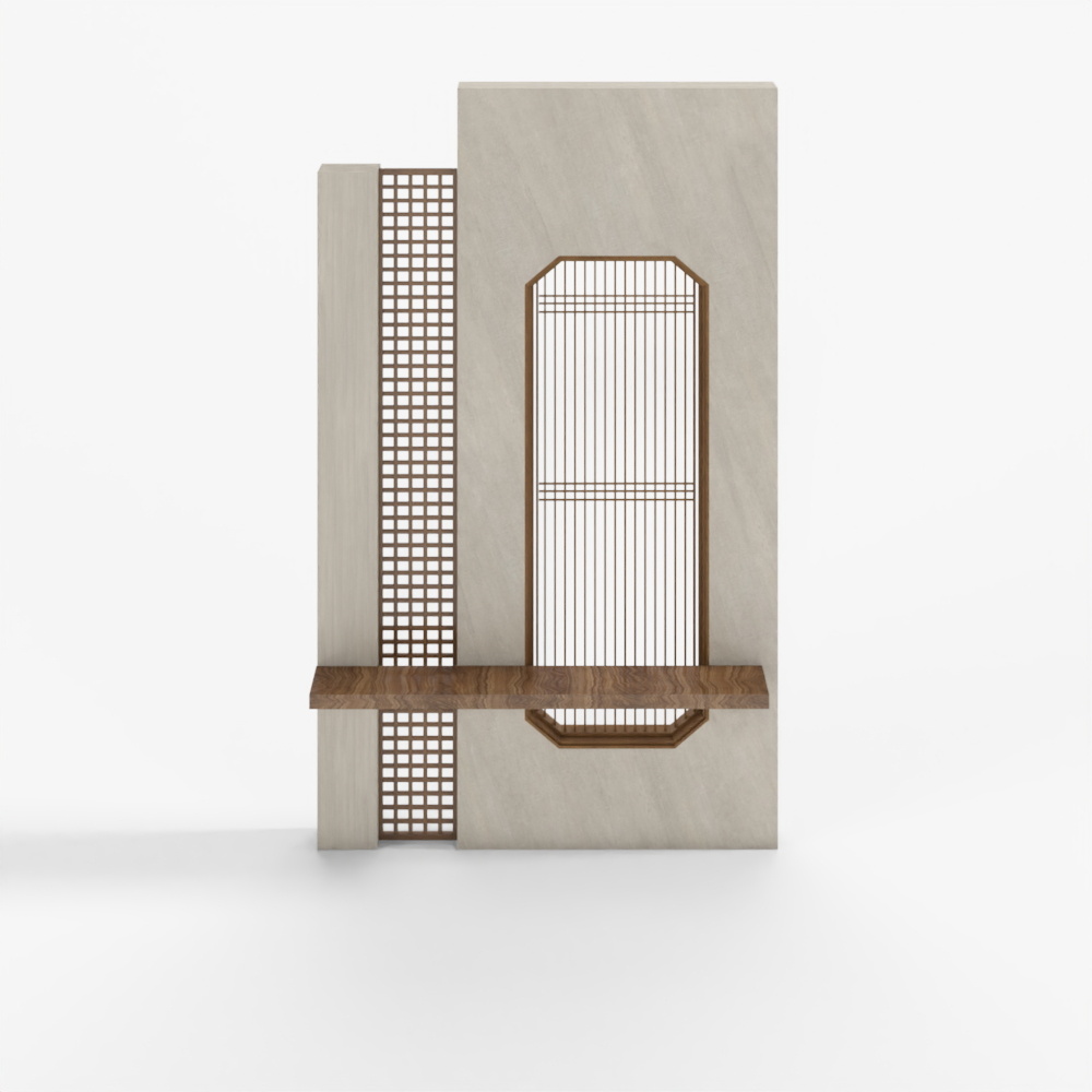 New Chinese Lattice Entryway Divider