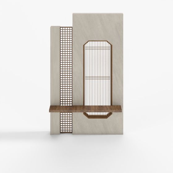 New Chinese Lattice Entryway Divider