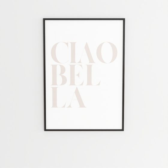 챠오 벨라 포스터