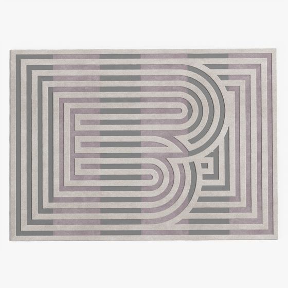 Classic Beige Rectangular Rug