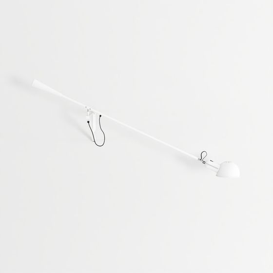 小型白色壁ランプ